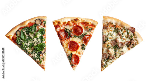 Overhead view of a bacon pizza served on a pizza board