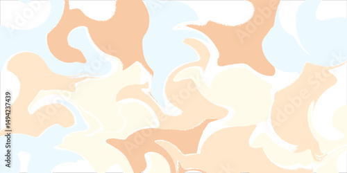 Sweet cream drip. Candy slime paint background. Jelly dessert flow texture. 3d glossy syrup glaze wave banner. Abstract pastel bubble gum liquid yogurt layer down abstract graphic