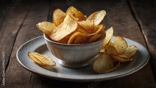 image of crispy fried potatoes and chips