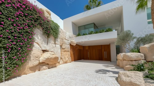 Modern elegant house with sleek contemporary design