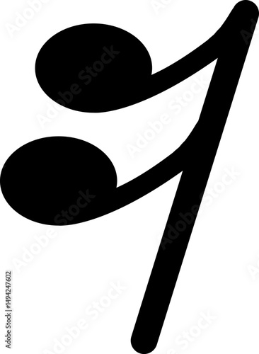 쉼표, Musical Note rest 벡터 일러스트