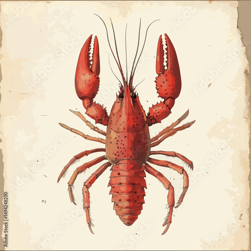 crawfish clip art