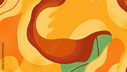 Abstract coffee cup pattern with textured grain effect, vector illustration, art, retro