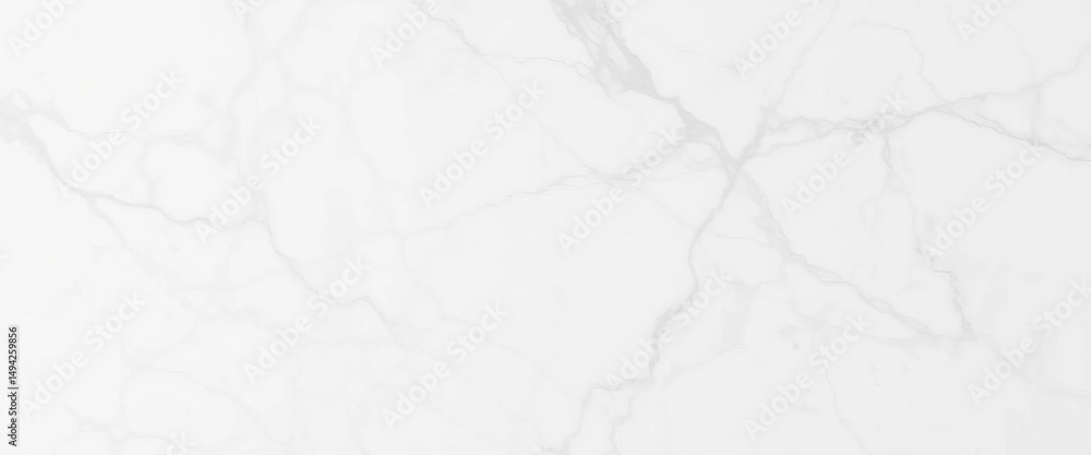 Obraz premium Subtle grey veining in pristine white marble, creating a luxurious, minimalist texture, design, material