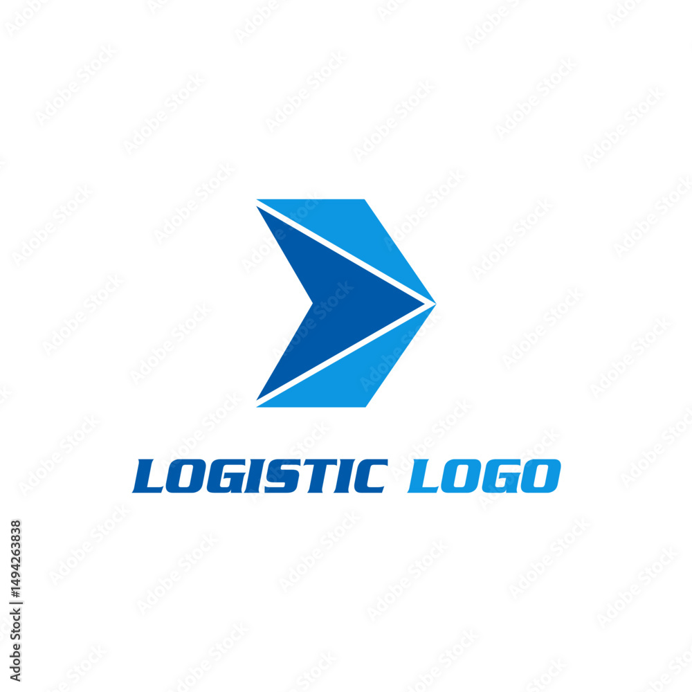 Obraz premium fast delivery, logistic, send logo design
