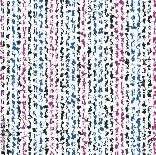 Texture in the form of vertical colored noisy stripes.