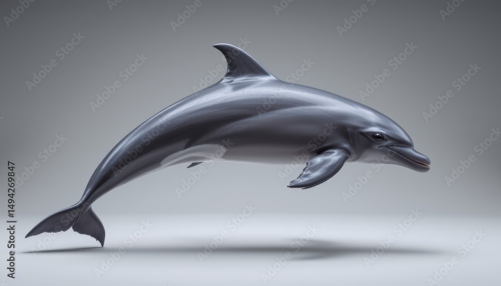 Dynamic Dolphin Swimming Gracefully in an Aquatic Environment Captured in Stunning Detail Dynamic Dolphin Swimming Gracefully in an Aquatic Environment Captured in Stunning Detail