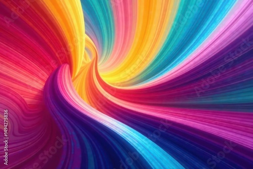 Abstract swirls of vibrant color create a smooth, continuous backdrop , backdrop, design, art