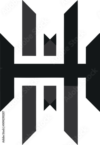 Free Download Abstract H Icon Tech Example Setting New Standards - GFXLoad