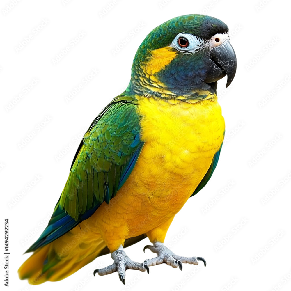Obraz premium Yellow and Green Parrot