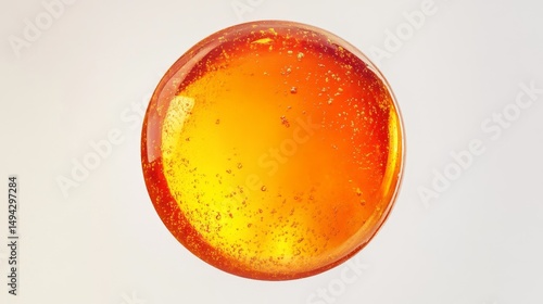 Detailed Image of Astaxanthin Liposome Gel in Vivid Color Tone