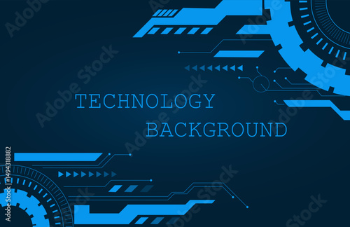 Vector Stock Abstract Technology Background