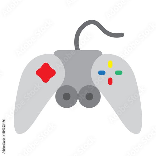 Game Controller Vector Flat Icon Design