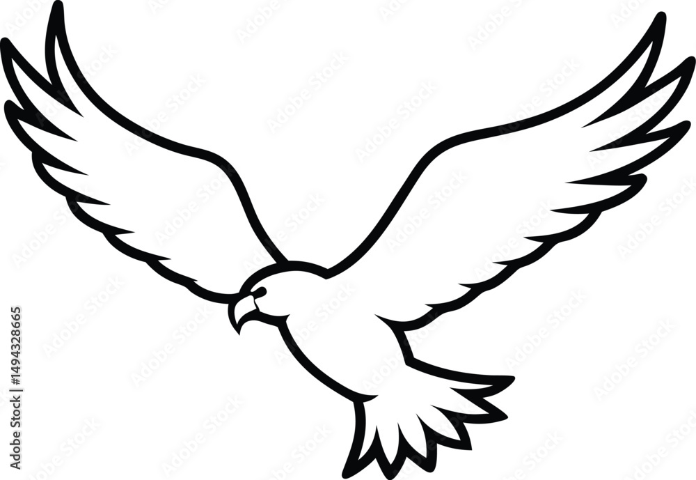 dove with wings dove with wings