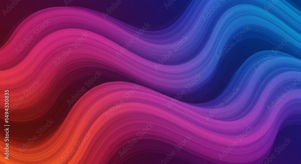 Abstract Colorful Wave Background Design Dynamic Swirling Lines Purple Blue Red Gradient Abstract Colorful Wave Background Design Dynamic Swirling Lines Purple Blue Red Gradient