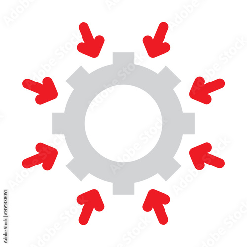 Integration Vector Flat Icon Design