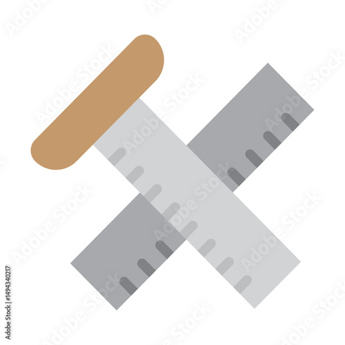 Surveyor Equipment Vector Flat Icon Design