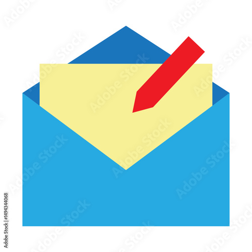 Draft Mail Vector Flat Icon Design Free Download Draft Mail Vector Flat Icon Design - GFXLoad