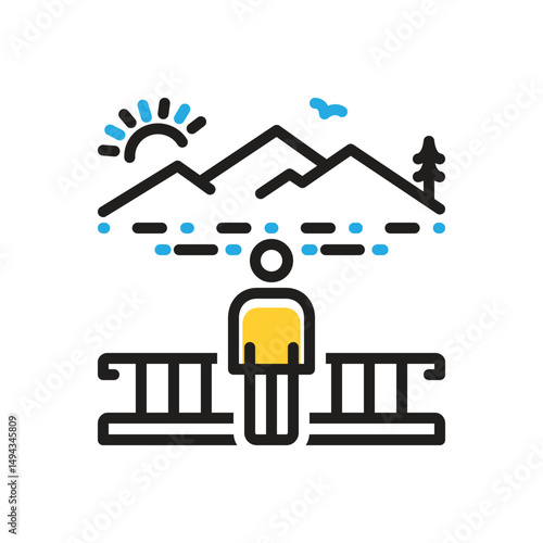 Multi color icon for overlook