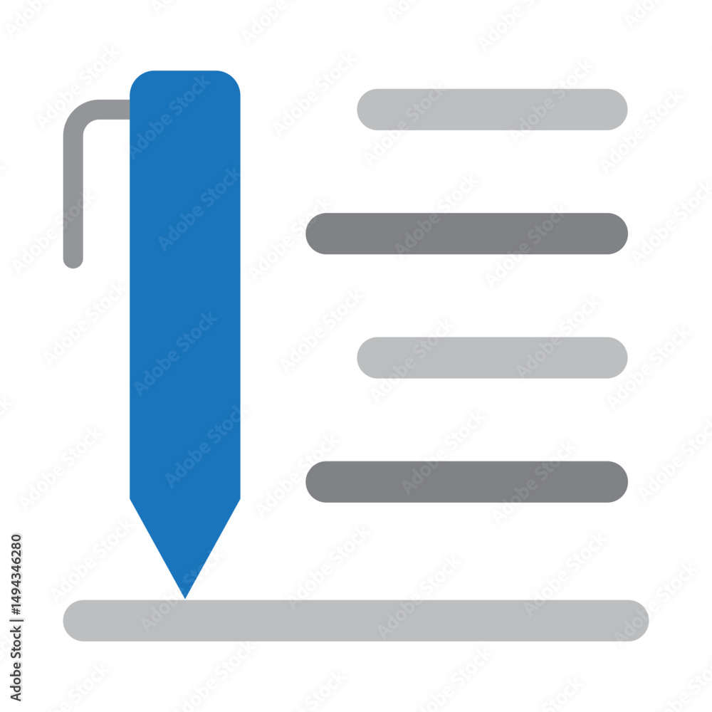 Obraz premium Detail Vector Flat Icon Design