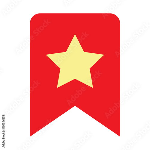 Bookmark Vector Flat Icon Design