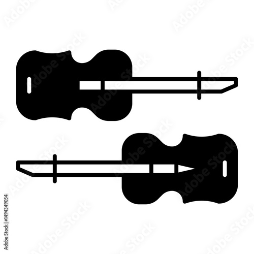 String Instruments black icon