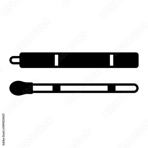 Drumsticks black icon