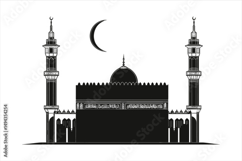 Silhouette of Mosque, mosque, architecture, minaret, india, religion, building, taj mahal, dome, agra, travel, taj, landmark, mahal, asia, kazan, monument, sky, russia, tourism, culture, marble, white