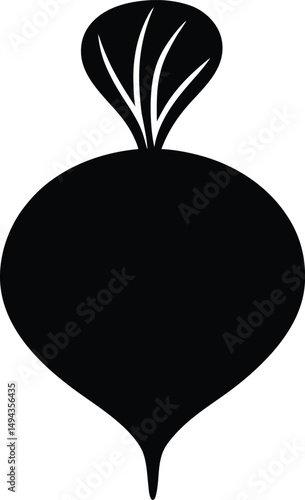 beetroot icon vector illustration