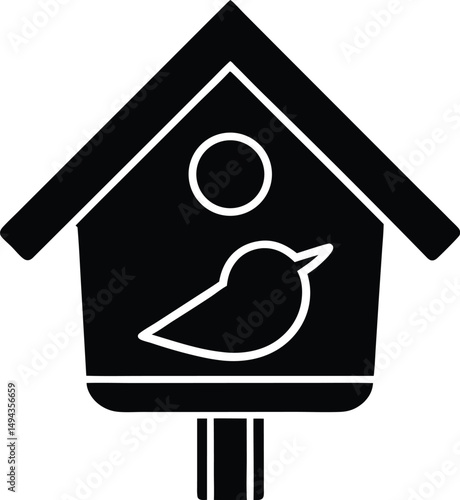 birdhouse icon vector illustration