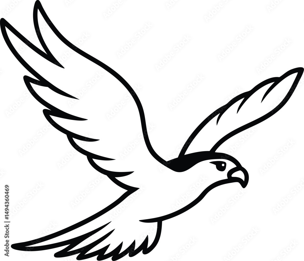 Obraz premium dove of peace vector