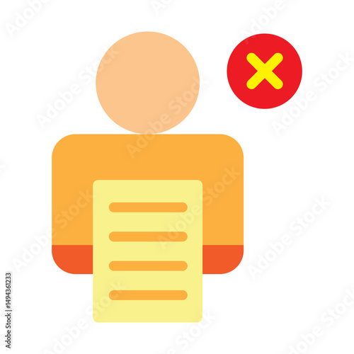 Layoff Vector Flat Icon Design
