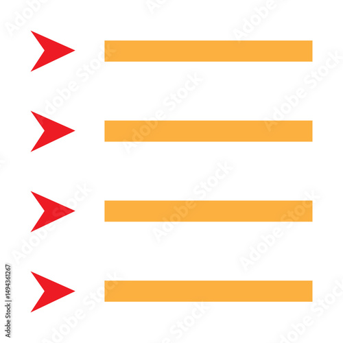 Bullet Vector Flat Icon Design