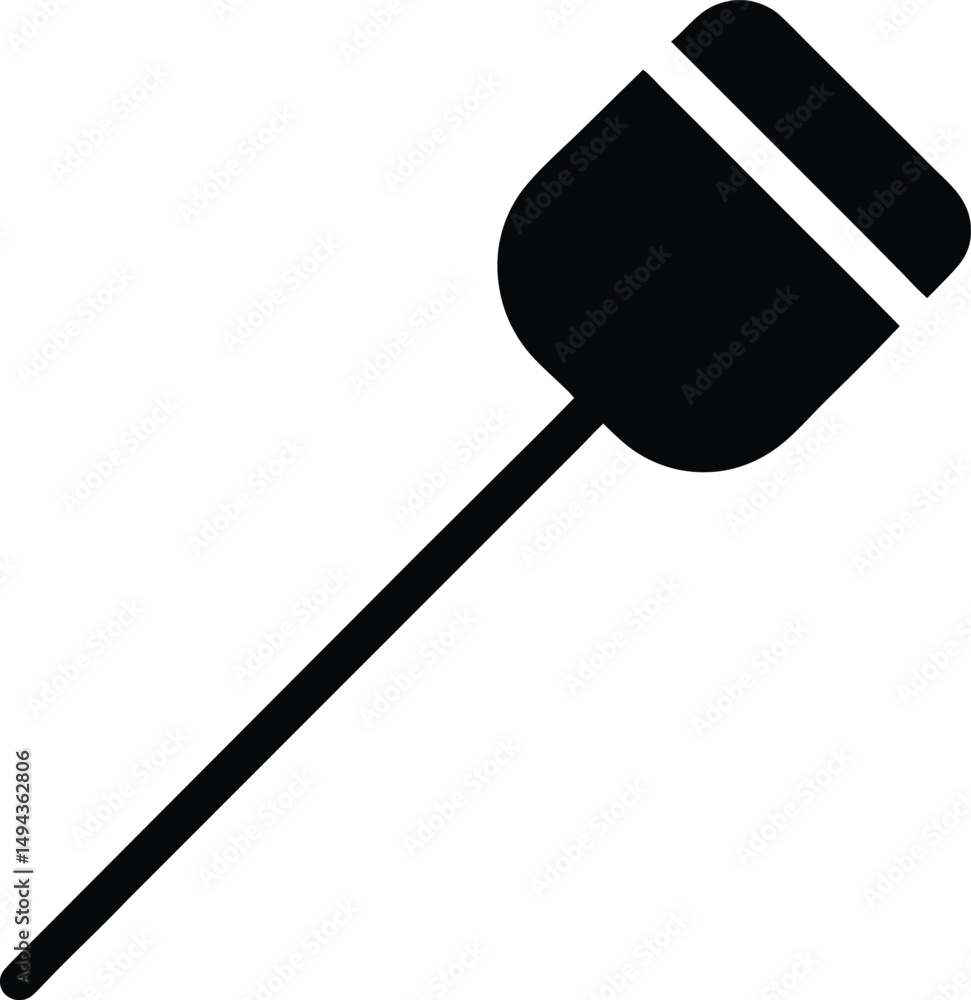 marshmallow stick icon vector illustration marshmallow stick icon vector illustration