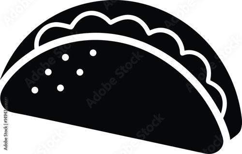 taco icon vector illustration