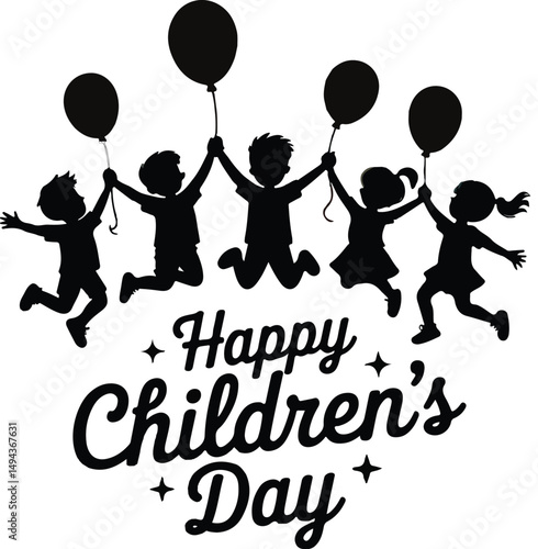 Happy Children's Day is celebrated in India on November-14  Jawaharlal Nehru's birthday .first Prime Minister of India. vector illustration
