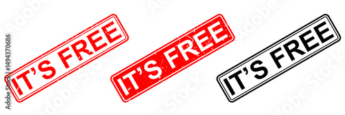 It’s free grunge stamped vector for promo, giveaway, or campaign label visuals. Ideal for free offers, advertising, or bold marketing graphics in rough textured style.