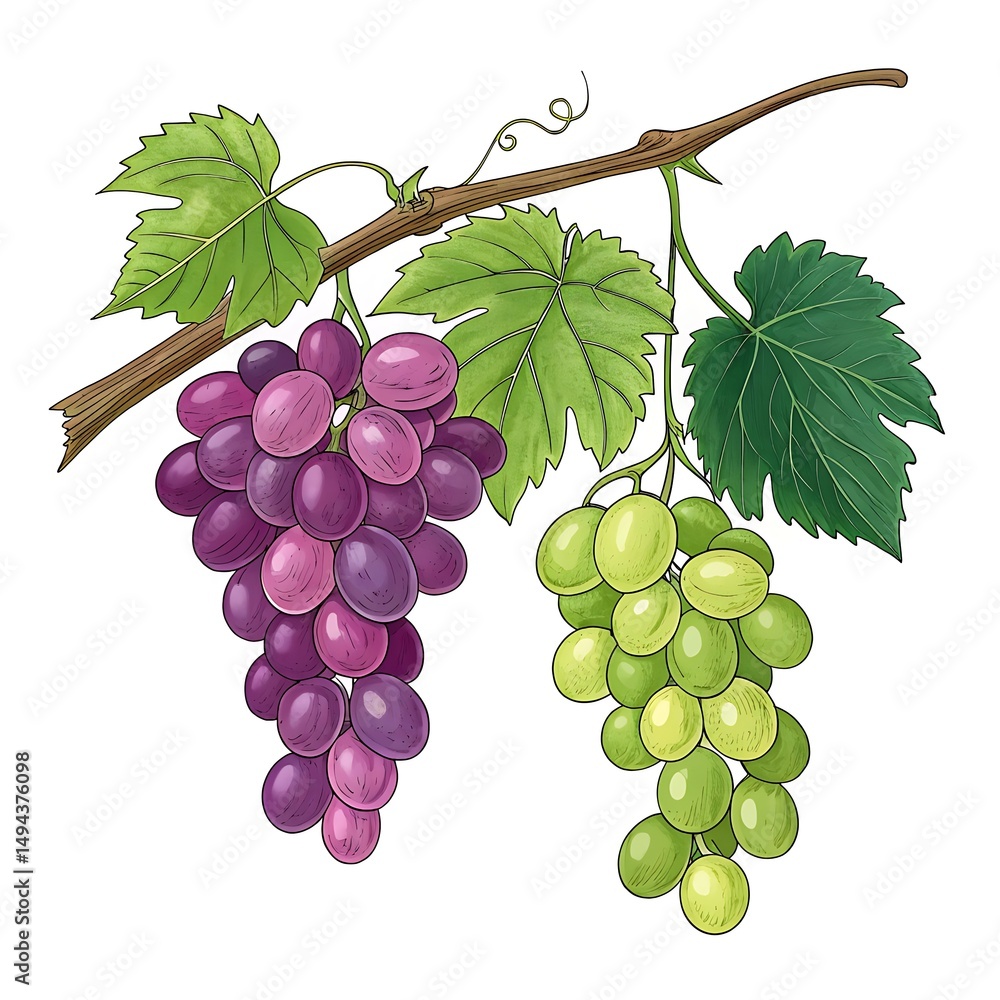 Fototapeta premium bunch of grapes