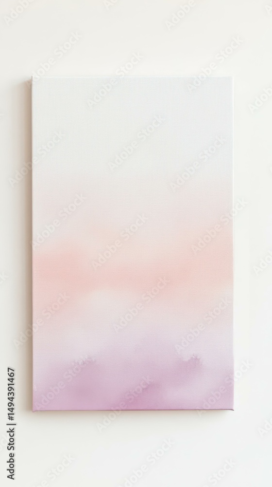 Gradient Pastel Artwork on Canvas - Abstract Texture and Soft Color Blend Gradient Pastel Artwork on Canvas - Abstract Texture and Soft Color Blend