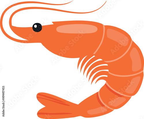 vector illustration of a lobster