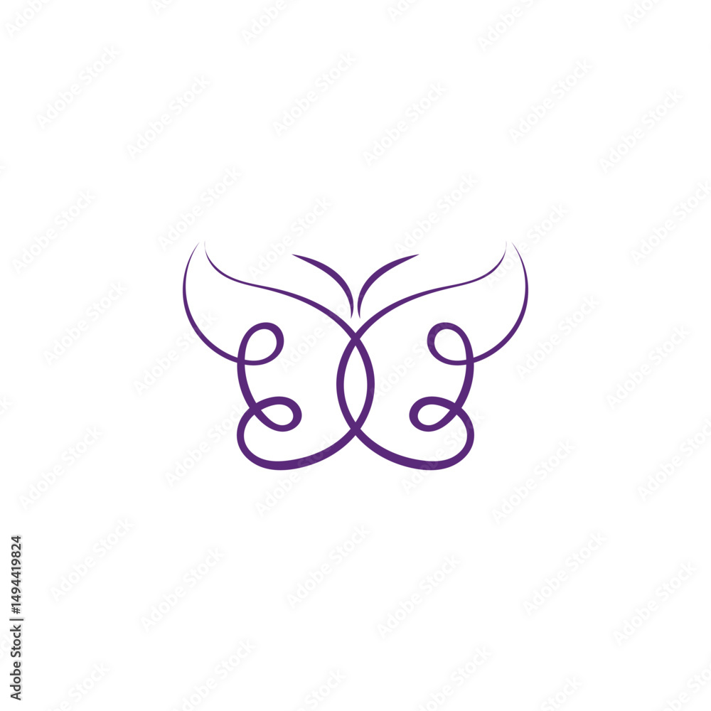 Beauty Butterfly icon design Beauty Butterfly icon design