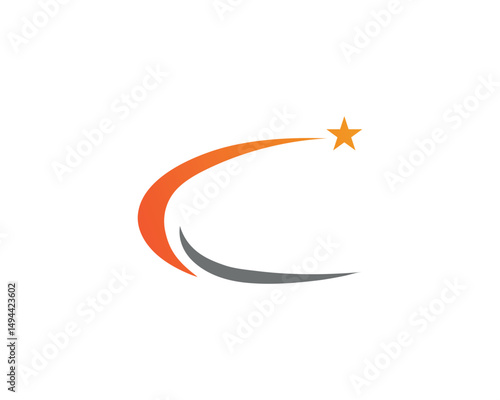 Star logo template vector icon illustration