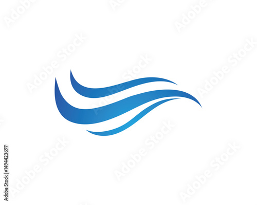 wave water logo beach