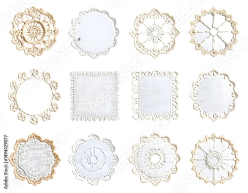 Collection of Antique Lace Doilies