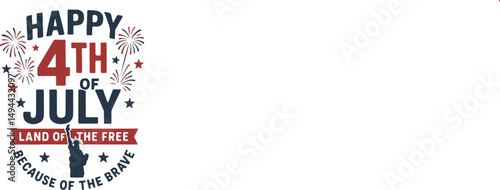 Happy 4th July T-Shirt Design 