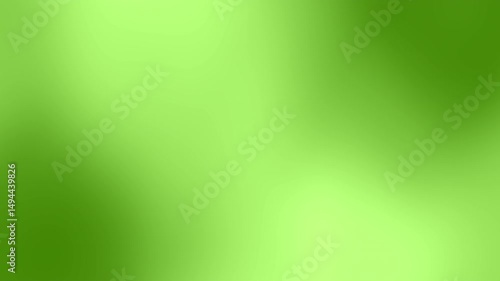 A smooth green gradient background with soft, blended tones and no distinct shapes or objects visible, Abstract texture Gradient motion Background animation.