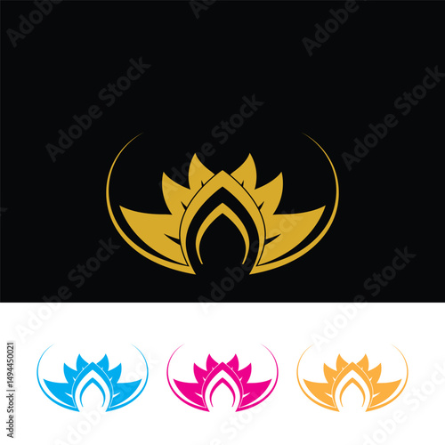 Beauty Vector lotus icon