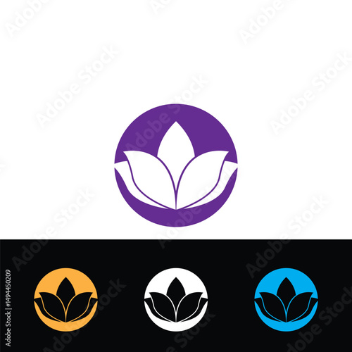 Beauty Vector lotus icon