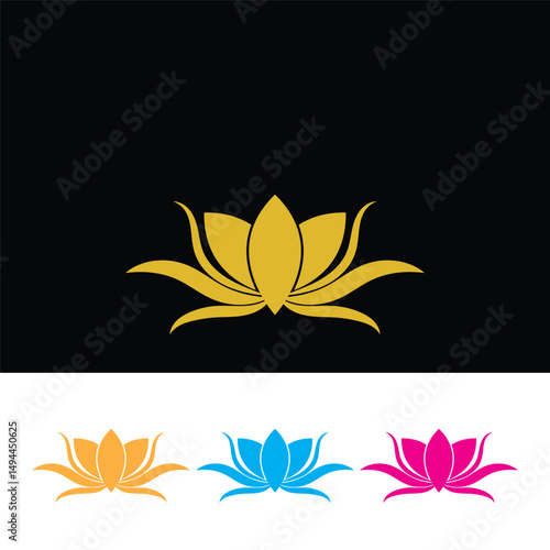 Beauty Vector lotus icon
