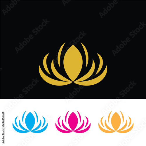 Beauty Vector lotus icon